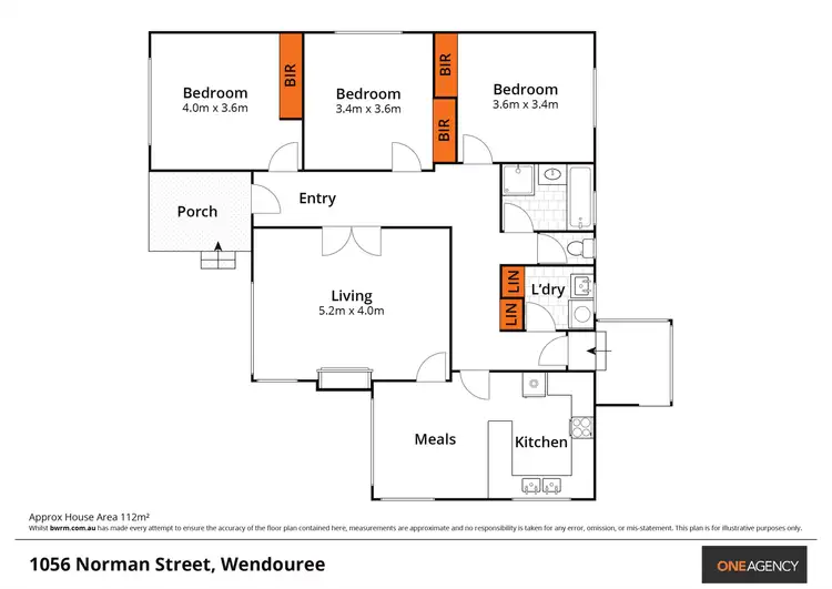 Floorplan of Homely house listing, 1056 Norman Street, Wendouree VIC 3355