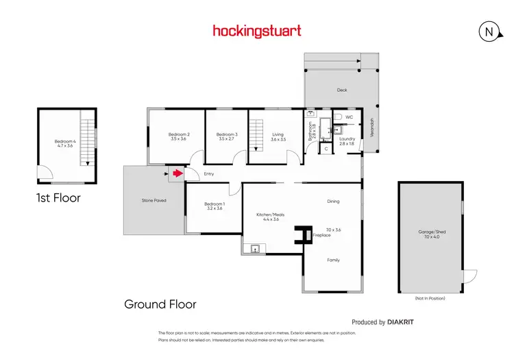 Floorplan of Homely house listing, 16 Basil Street, Dromana VIC 3936