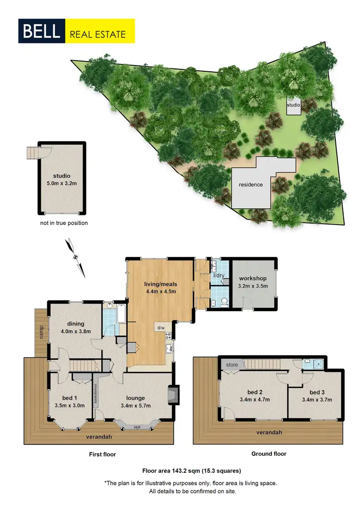 Floorplan of Homely house listing, 6 Dalmonte Grove, Kallista VIC 3791