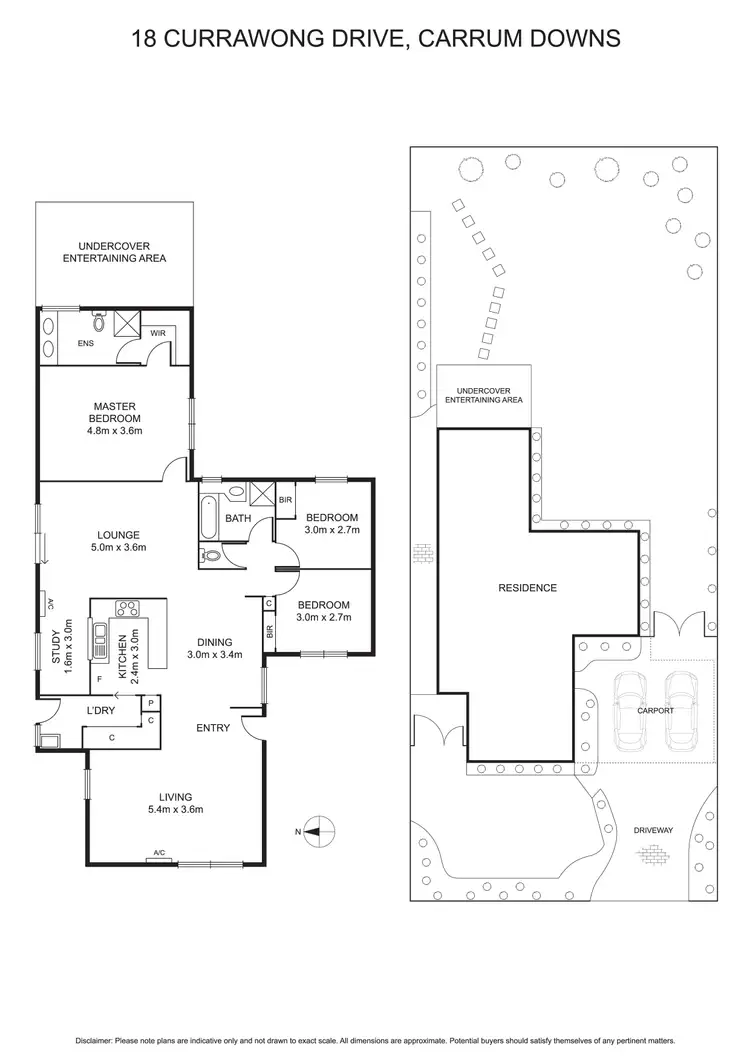 Floorplan of Homely house listing, 18 Currawong Drive, Carrum Downs VIC 3201
