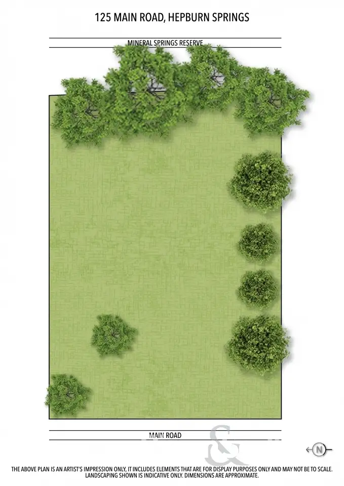 Floorplan of Homely land listing, 125 Main Road, Hepburn Springs VIC 3461