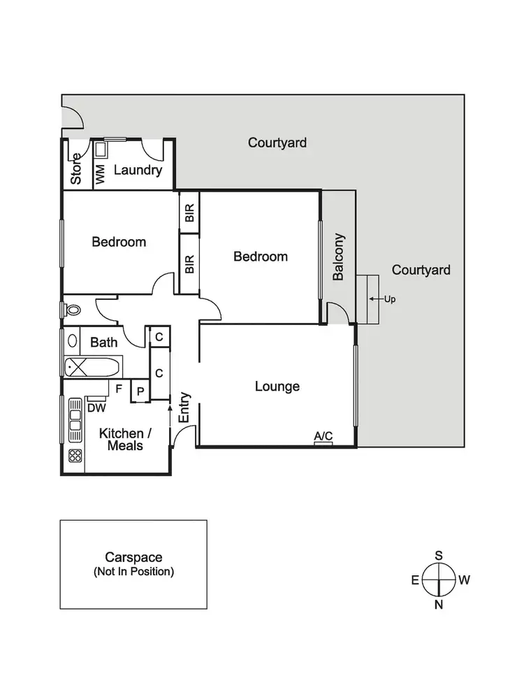 Floorplan of Homely apartment listing, 4/102 Oakleigh Road, Carnegie VIC 3163