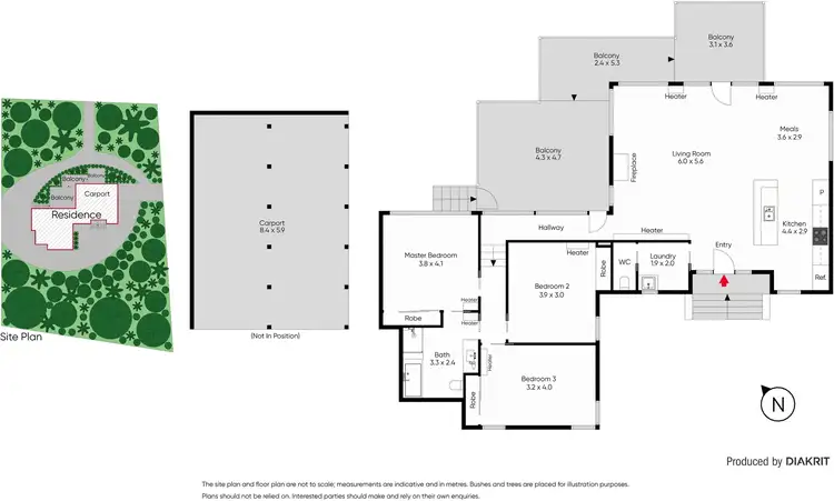 Floorplan of Homely house listing, 45 Leggatt Street, Daylesford VIC 3460