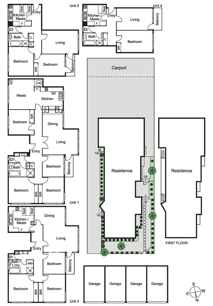 Floorplan of Homely block of units listing, 1-10/4 Hughenden Road, St Kilda East VIC 3183