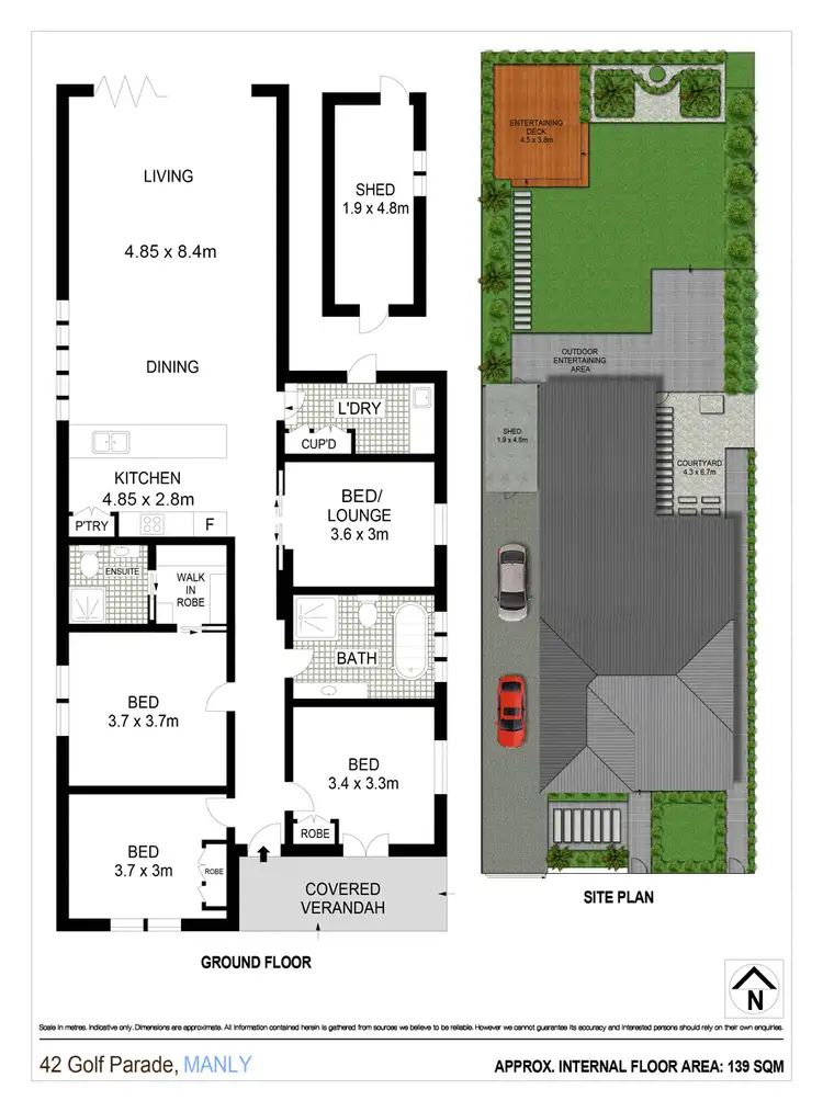Floorplan of Homely house listing, 42 Golf Parade, Manly NSW 2095