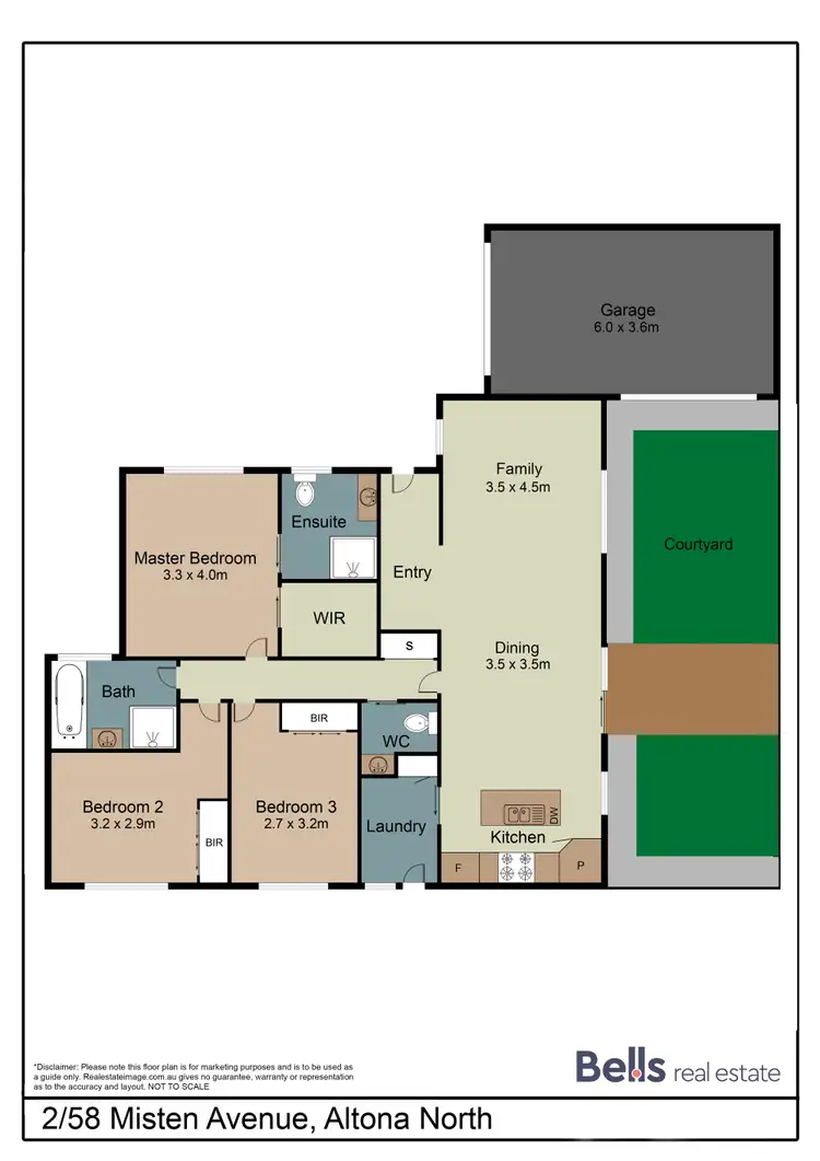 Floorplan of Homely unit listing, 2/58 Misten Avenue, Altona North VIC 3025
