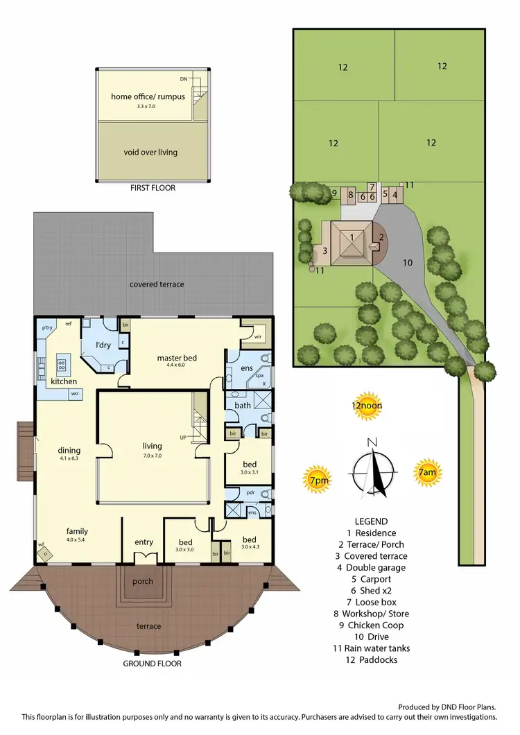 Floorplan of Homely rural property listing, 94 Guelph Street, Somerville VIC 3912
