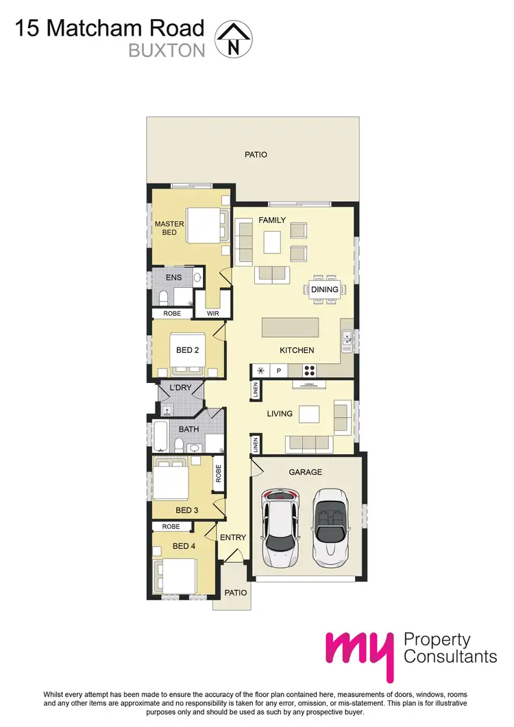 Floorplan of Homely house listing, 15 Matcham Road, Buxton NSW 2571
