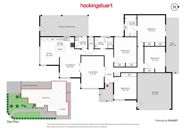Floorplan of Homely house listing, 27 Greendale Road, Bentleigh East VIC 3165