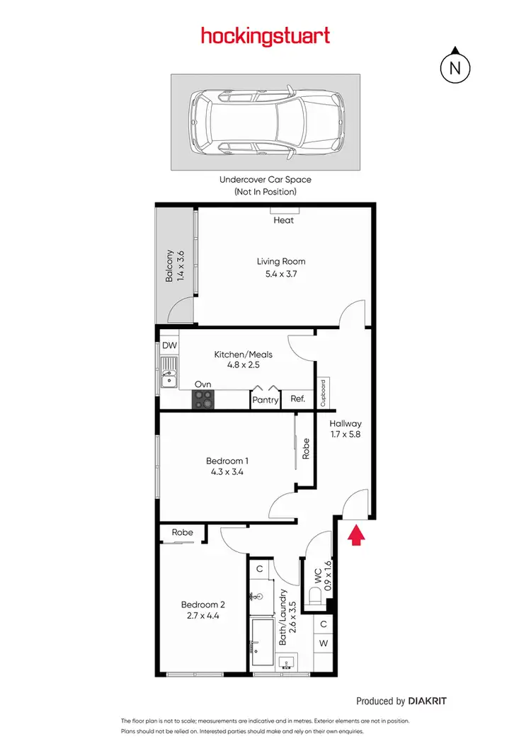 Floorplan of Homely apartment listing, 3/31 Claremont Avenue, Malvern VIC 3144