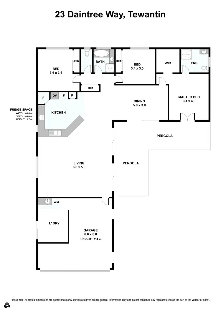Floorplan of Homely house listing, 23 Daintree Way, Tewantin QLD 4565