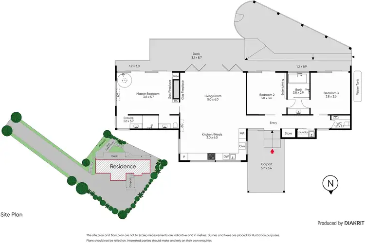 Floorplan of Homely house listing, 68 Millar Street, Daylesford VIC 3460