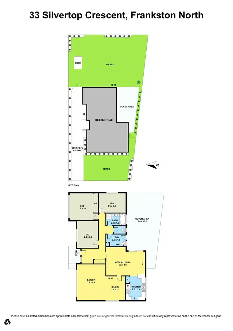 Floorplan of Homely house listing, 33 Silvertop Crescent, Frankston North VIC 3200