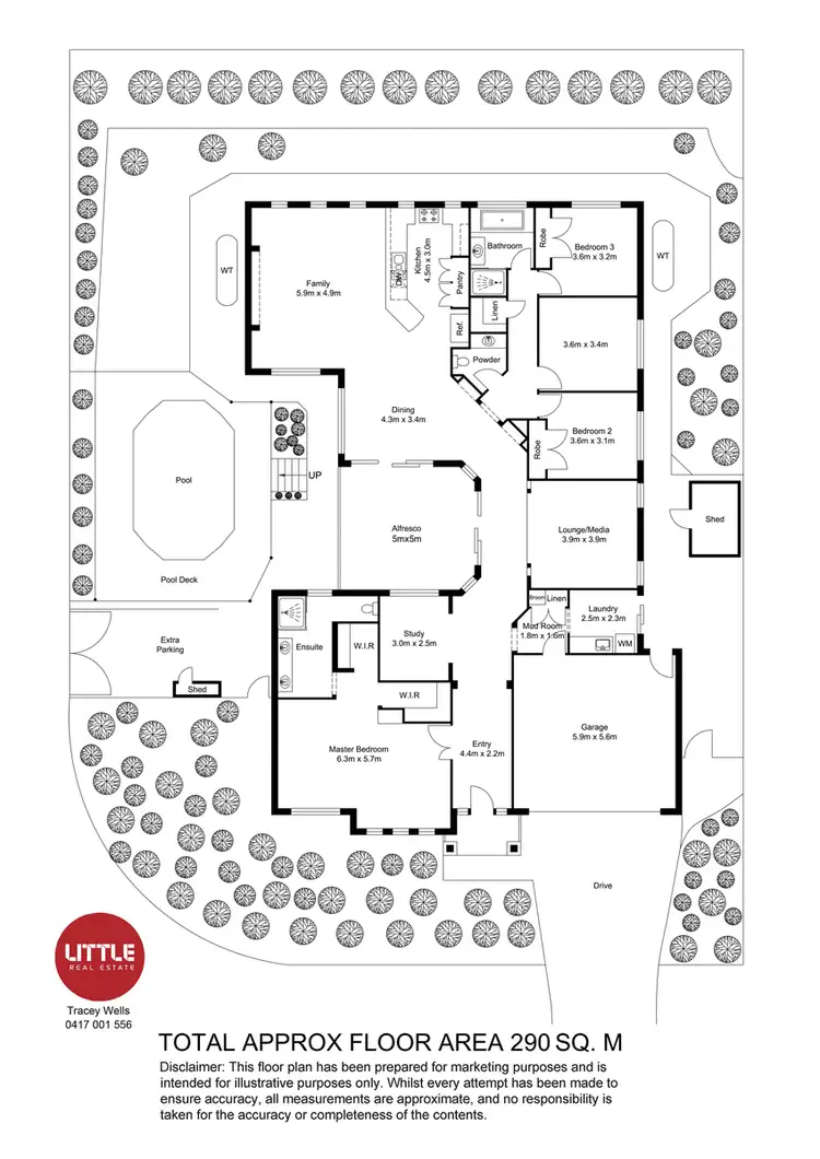 Floorplan of Homely house listing, 37 Carmarthen Circuit, Pacific Pines QLD 4211
