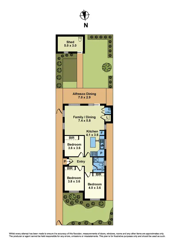 Floorplan of Homely house listing, 41 Woods Street, Newport VIC 3015