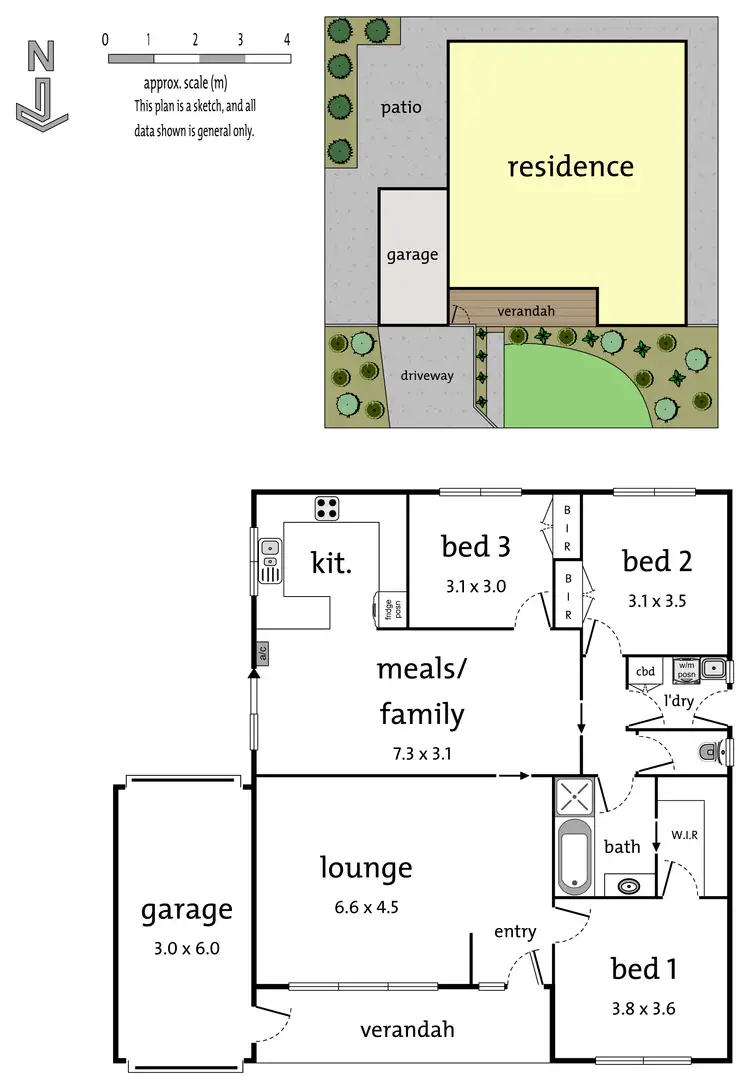 Floorplan of Homely unit listing, 2/1 Talofa Avenue, Ringwood East VIC 3135