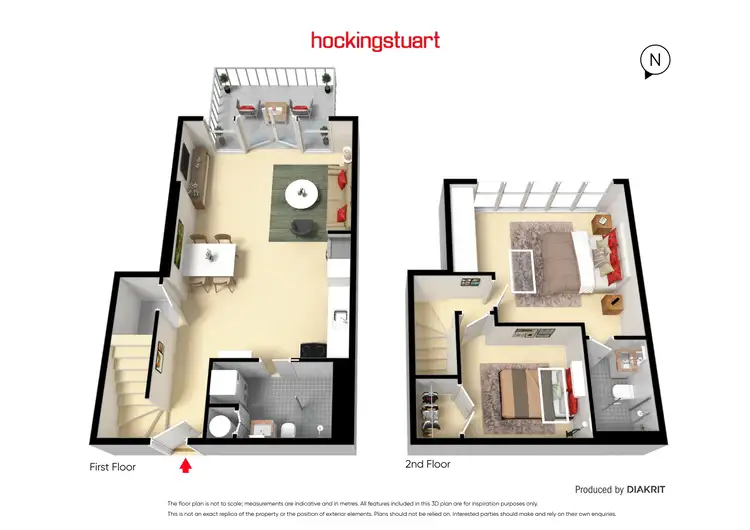 Floorplan of Homely apartment listing, 19/55 Batman Street, West Melbourne VIC 3003