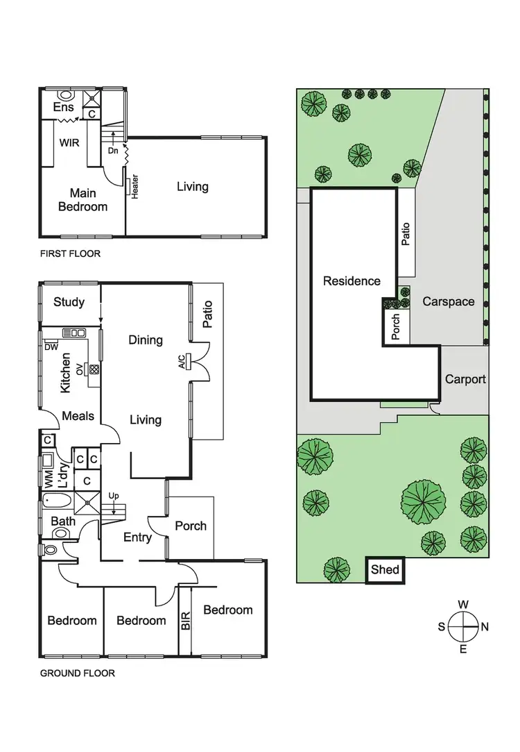 Floorplan of Homely house listing, 43 Gladwyn Avenue, Bentleigh East VIC 3165
