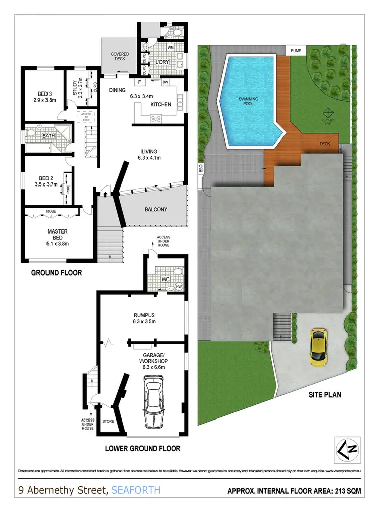 Floorplan of Homely house listing, 9 Abernethy Street, Seaforth NSW 2092