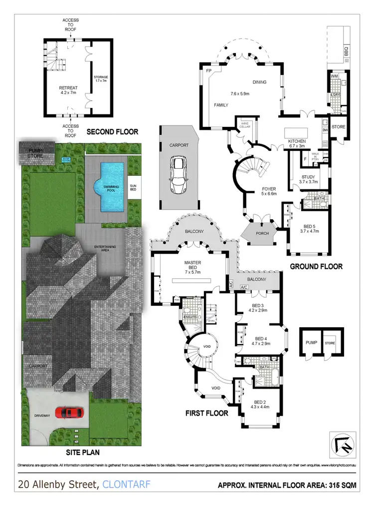 Floorplan of Homely house listing, 20 Allenby Street, Clontarf NSW 2093