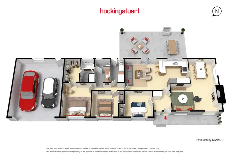 Floorplan of Homely house listing, 1 Helder Court, Melton West VIC 3337