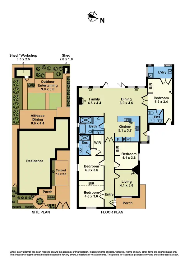 Floorplan of Homely house listing, 53-55 Oakbank Street, Newport VIC 3015