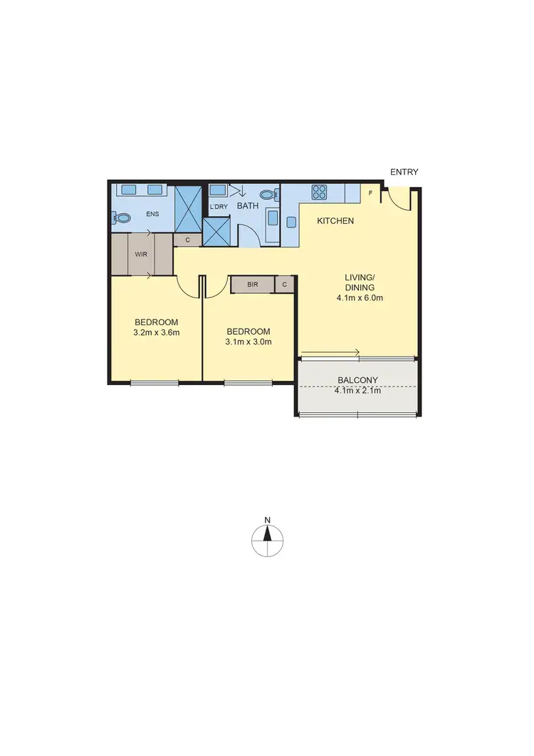 Floorplan of Homely apartment listing, 18/233 Burke Road, Glen Iris VIC 3146