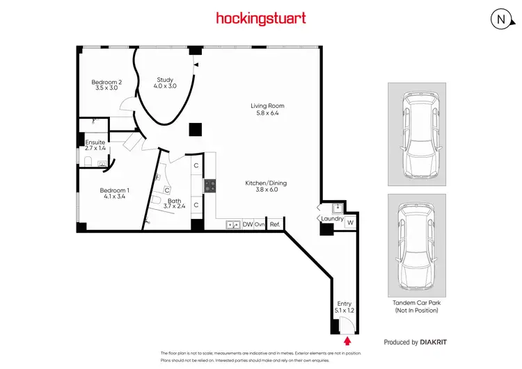 Floorplan of Homely apartment listing, 13/300 King Street, Melbourne VIC 3000
