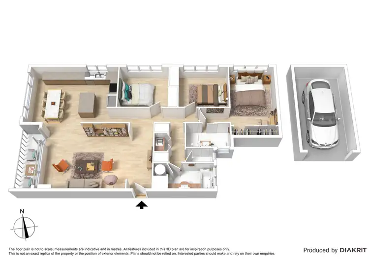 Floorplan of Homely apartment listing, 3/22 Kensington Road, South Yarra VIC 3141