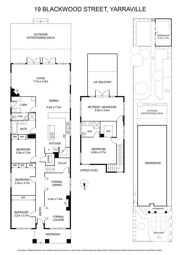 Floorplan of Homely house listing, 19 Blackwood Street, Yarraville VIC 3013