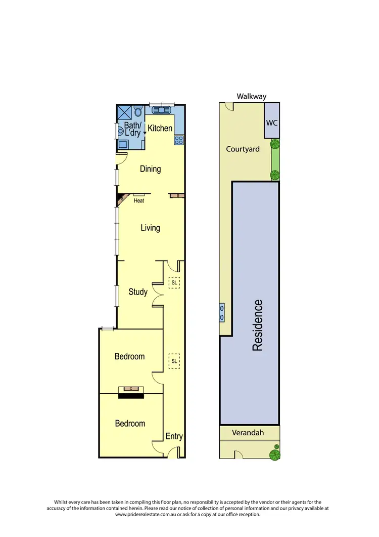 Floorplan of Homely house listing, 25 Nimmo Street, Middle Park VIC 3206