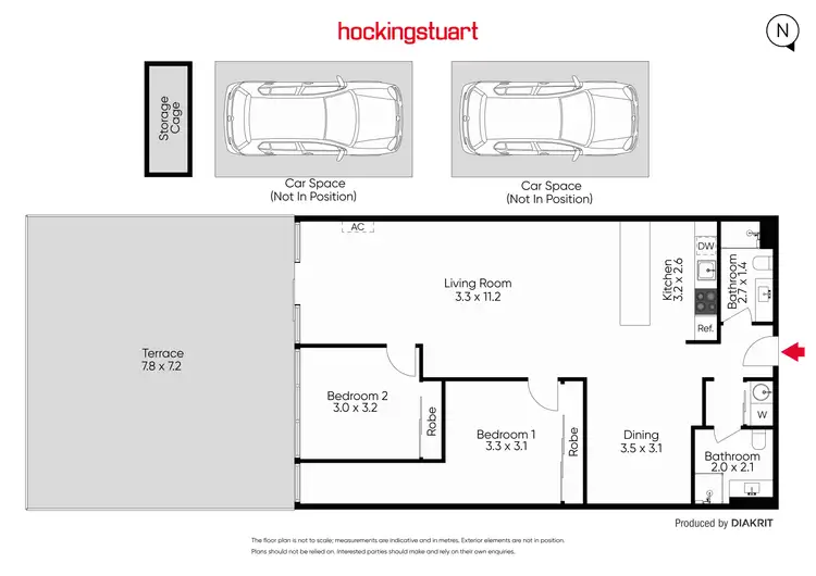 Floorplan of Homely apartment listing, 102/1 Moreland Street, Footscray VIC 3011