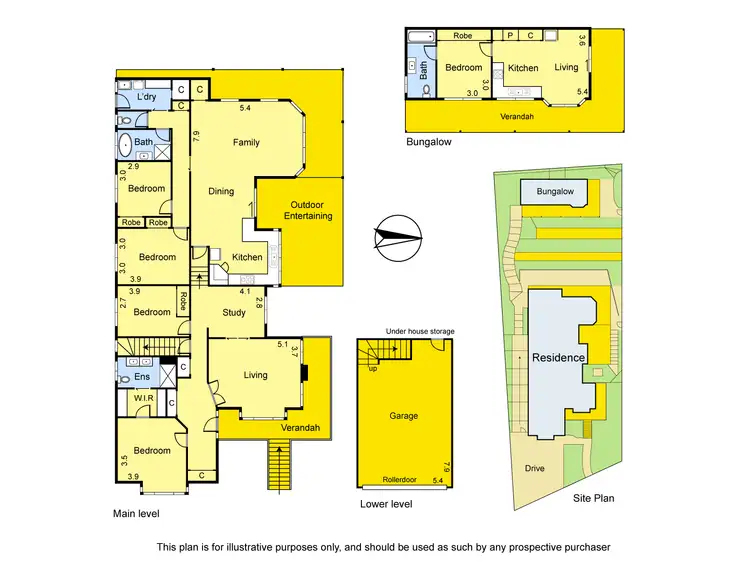 Floorplan of Homely house listing, 27 Tamboon Drive, St Helena VIC 3088