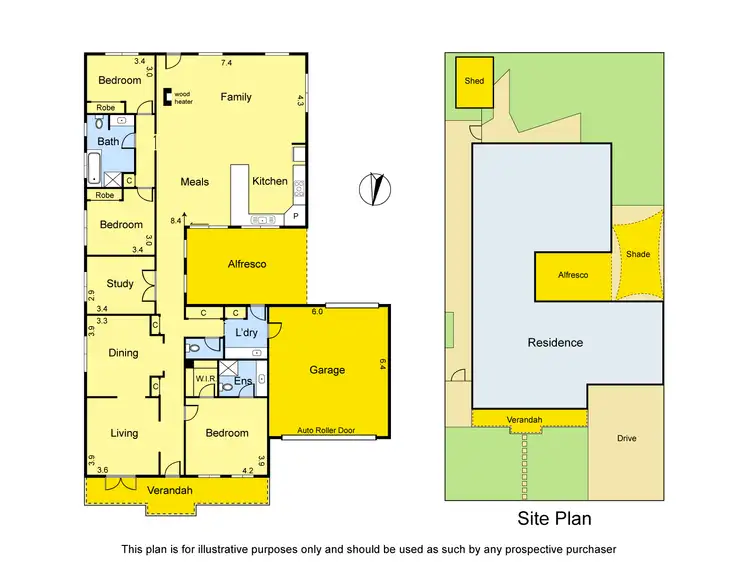 Floorplan of Homely house listing, 9 Woodstock Drive, Doreen VIC 3754