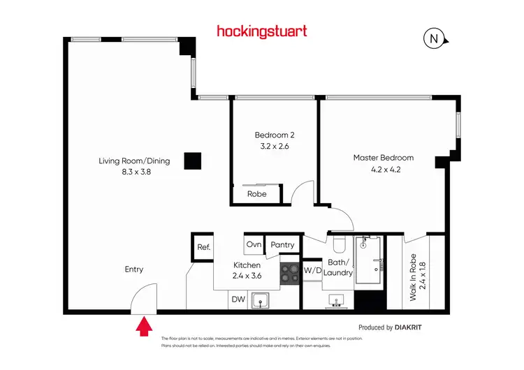 Floorplan of Homely apartment listing, 1628/474 Flinders Street, Melbourne VIC 3000