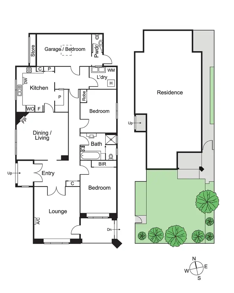 Floorplan of Homely unit listing, 1/6A Marriott Street, Caulfield VIC 3162