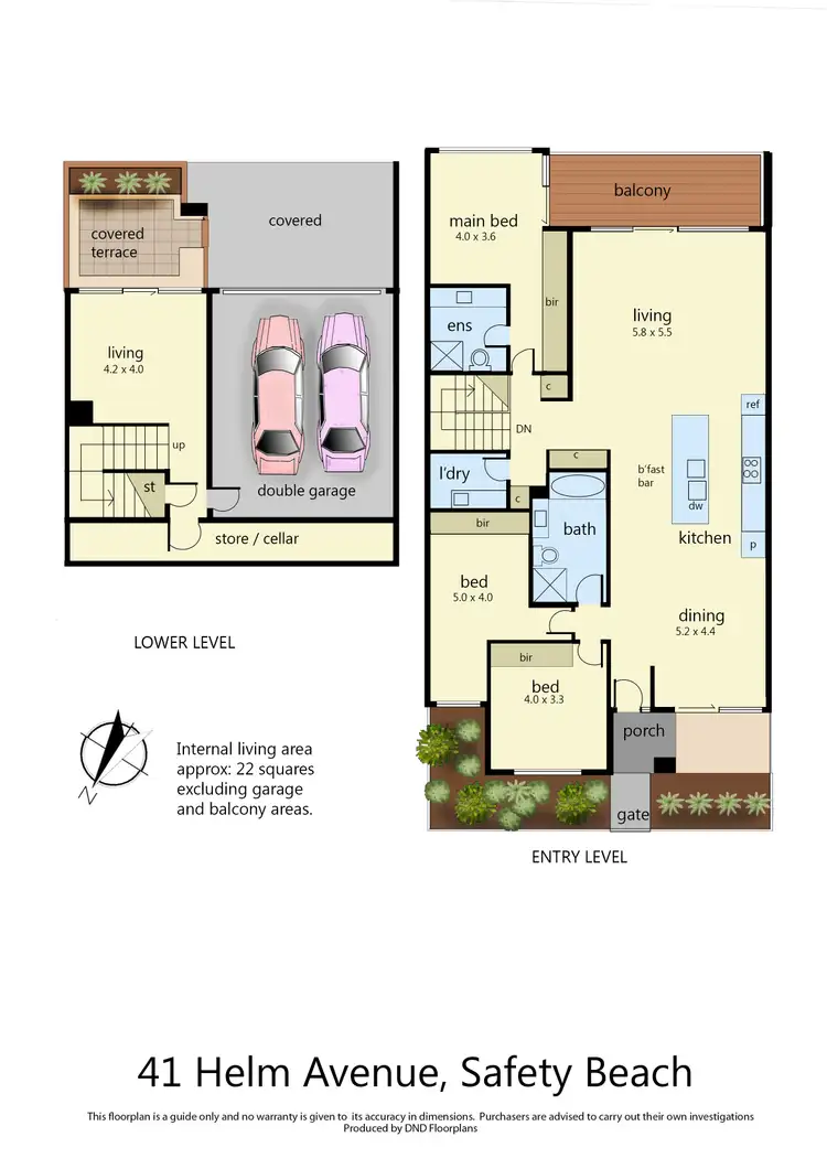 Floorplan of Homely house listing, 41 Helm Avenue, Safety Beach VIC 3936