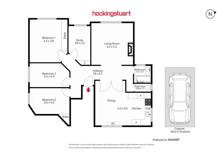 Floorplan of Homely apartment listing, 8/64 Westbury Street, St Kilda East VIC 3183