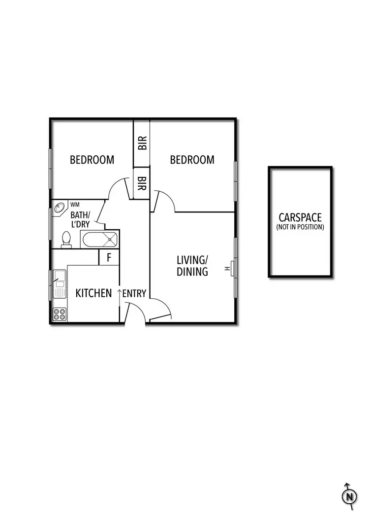 Floorplan of Homely apartment listing, 5/44 Gourlay Street, St Kilda East VIC 3183