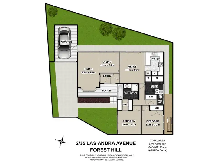 Floorplan of Homely unit listing, 2/35 Lasiandra Avenue, Forest Hill VIC 3131