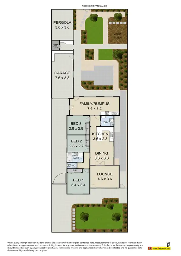 Floorplan of Homely house listing, 36 Graham Street, Newport VIC 3015