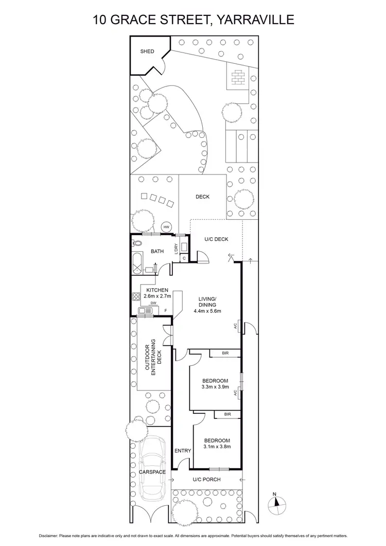 Floorplan of Homely house listing, 10 Grace Street, Yarraville VIC 3013