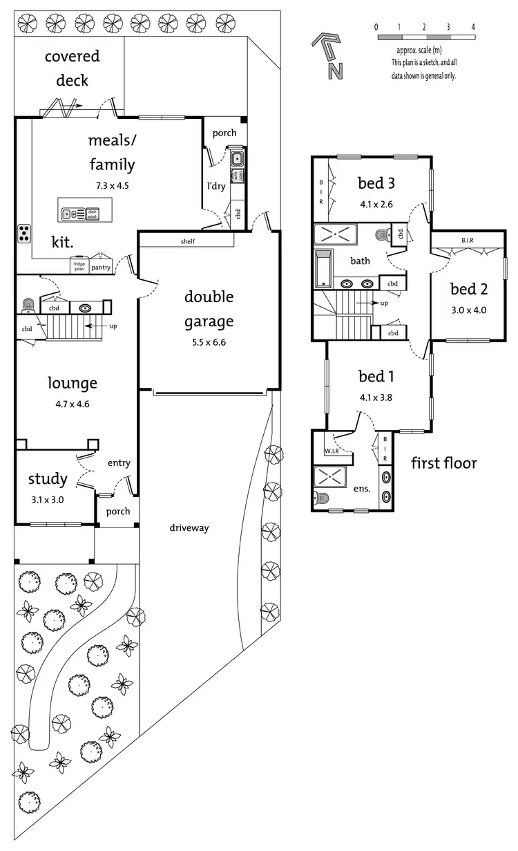 Floorplan of Homely townhouse listing, 9A St Clems Road, Doncaster East VIC 3109