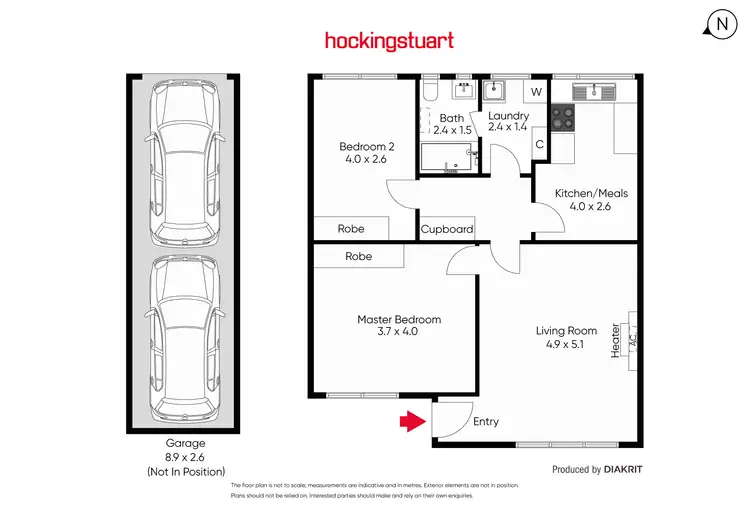 Floorplan of Homely apartment listing, 14/29-31 Sandham Street, Elsternwick VIC 3185