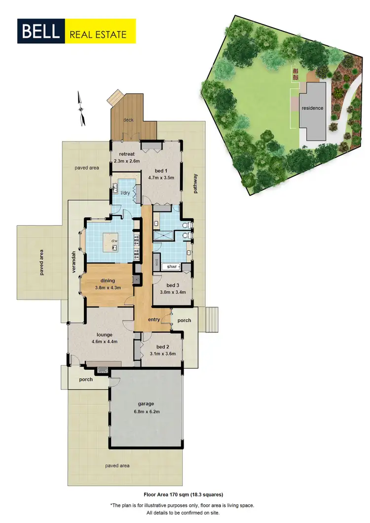 Floorplan of Homely house listing, 18 Hilton Road, Ferny Creek VIC 3786
