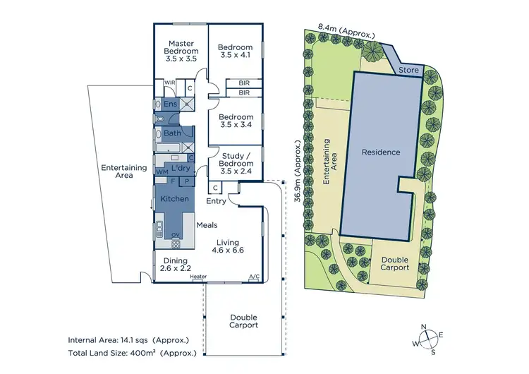 Floorplan of Homely house listing, 18 Grant Drive, Bayswater North VIC 3153