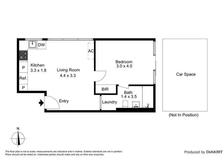 Floorplan of Homely apartment listing, 1/42 Powell Street, South Yarra VIC 3141