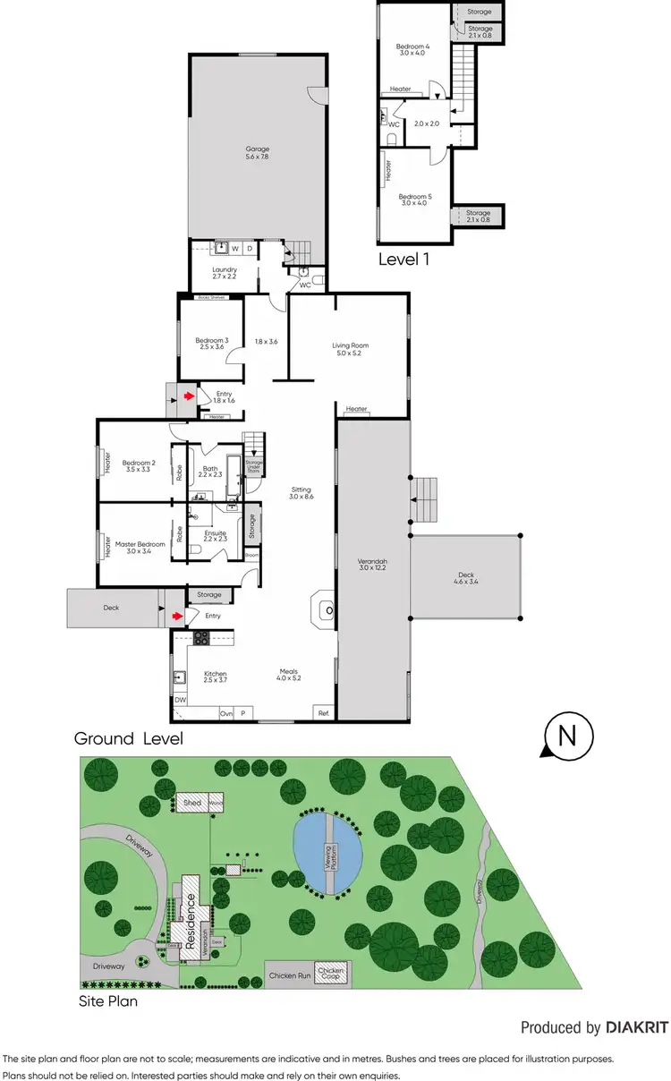 Floorplan of Homely house listing, 374 Daylesford Trentham Road, Musk VIC 3461