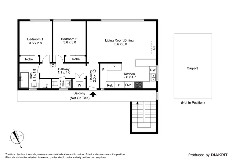 Floorplan of Homely apartment listing, 5/13 Lansdowne Road, St Kilda East VIC 3183
