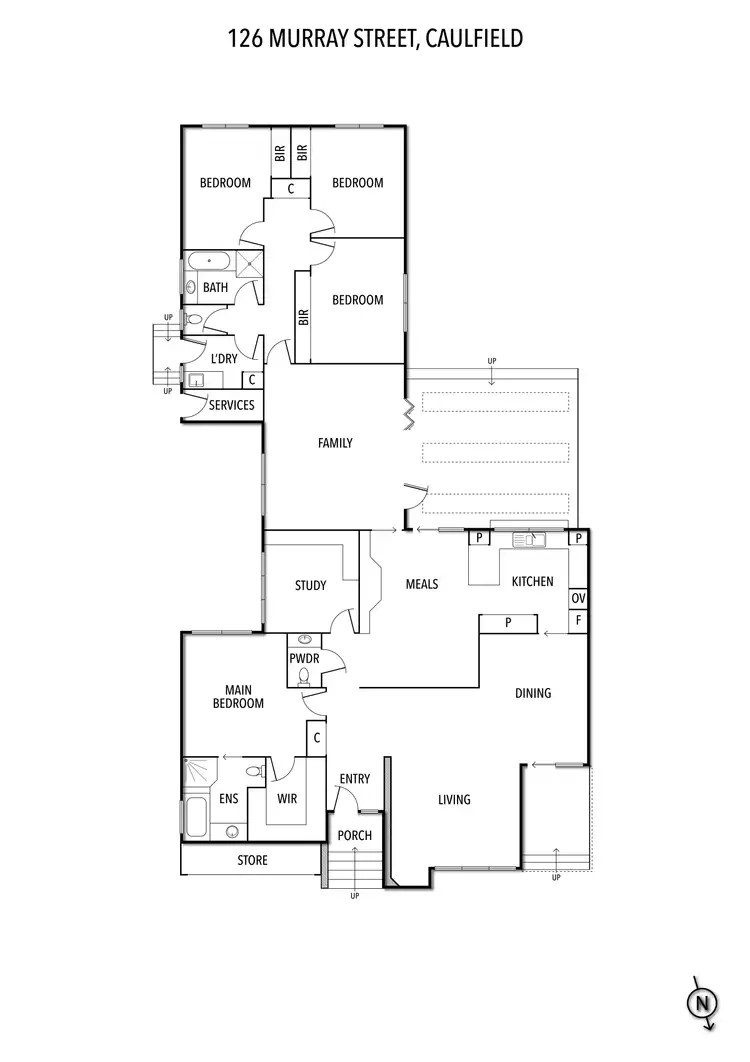 Floorplan of Homely house listing, 126 Murray Street, Caulfield VIC 3162